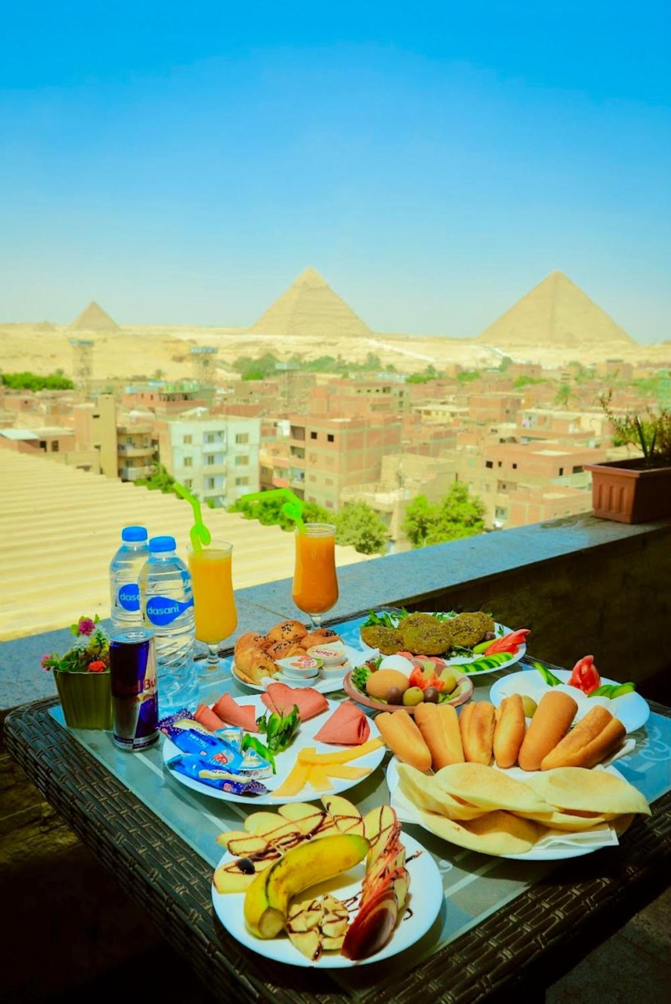 Topaz Pyramids View Inn Kafrat al Jabal Екстер'єр фото