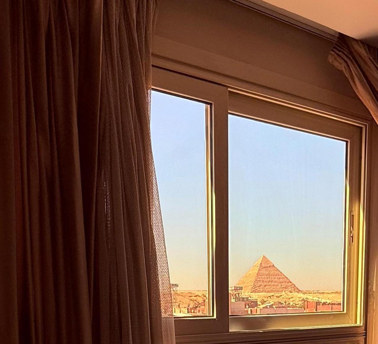 Topaz Pyramids View Inn Kafrat al Jabal Екстер'єр фото